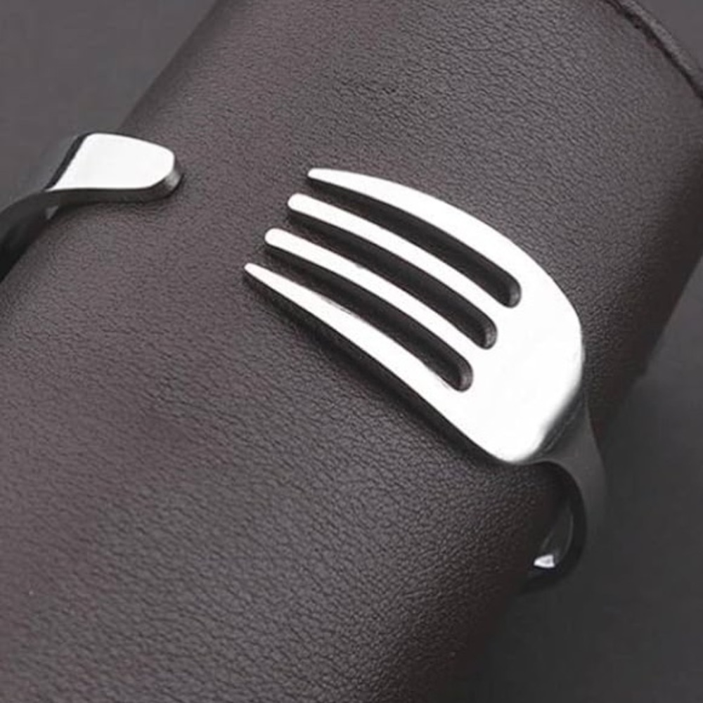 Silver Fork Novelty Bracelet - Picture 2 of 3